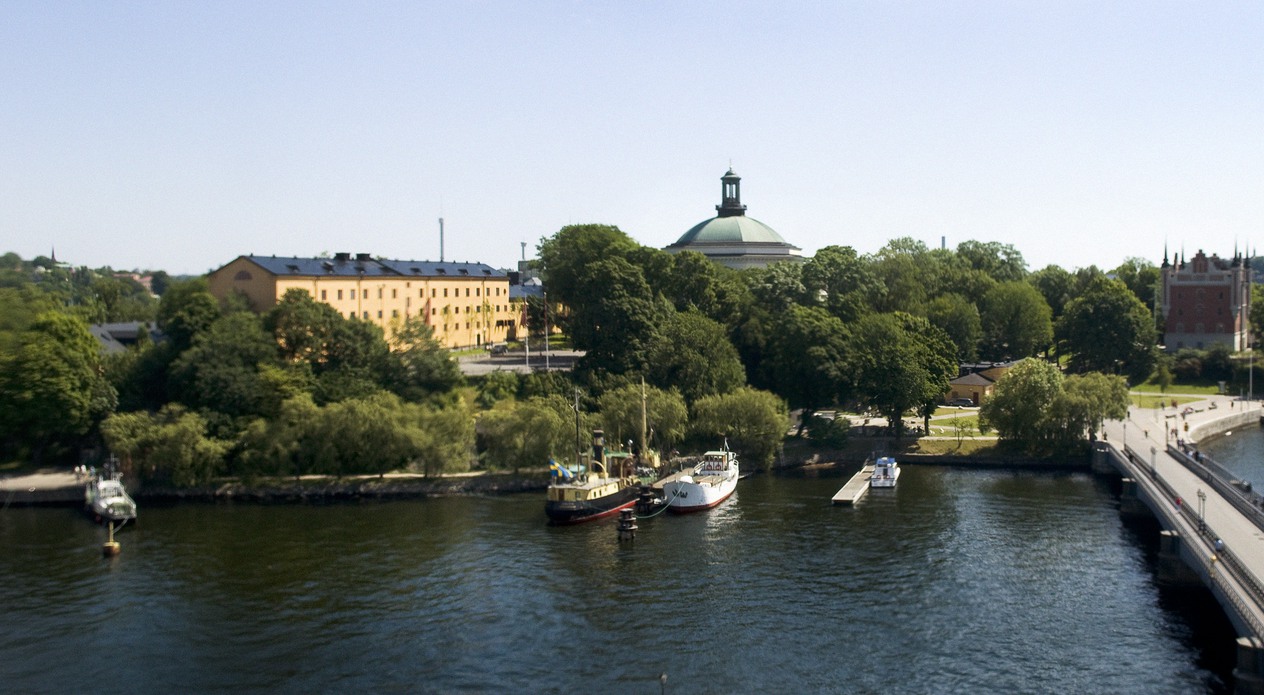 Exteriör skeppsholmen. Foto.