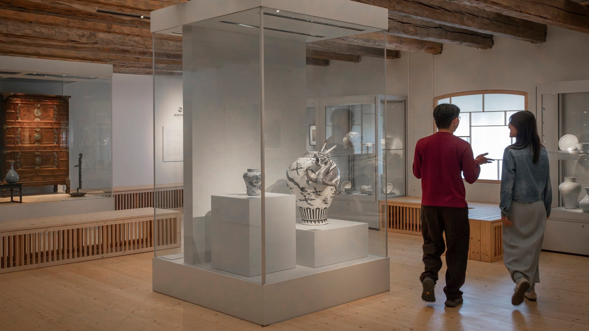 pressbilder inför återöppnandet av Östasiatiska museet 2026, utställningen Koreagalleriet