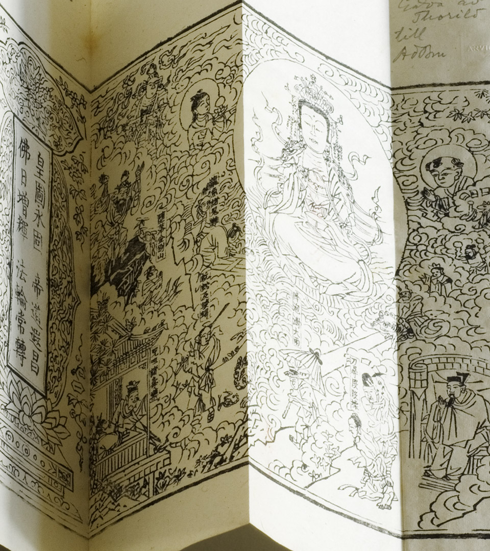 Utställningsbild Kinas bokhistoria