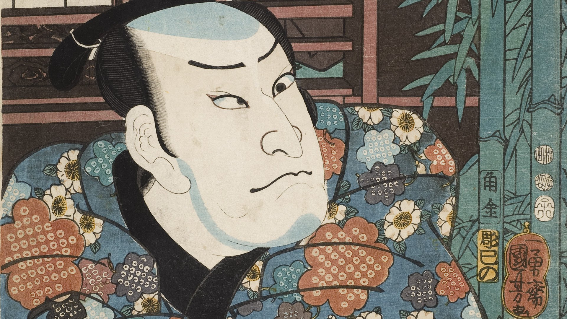 Utställningsbild Kunisada och Kunoyoshi – Två japanska mästare från 1800-tal