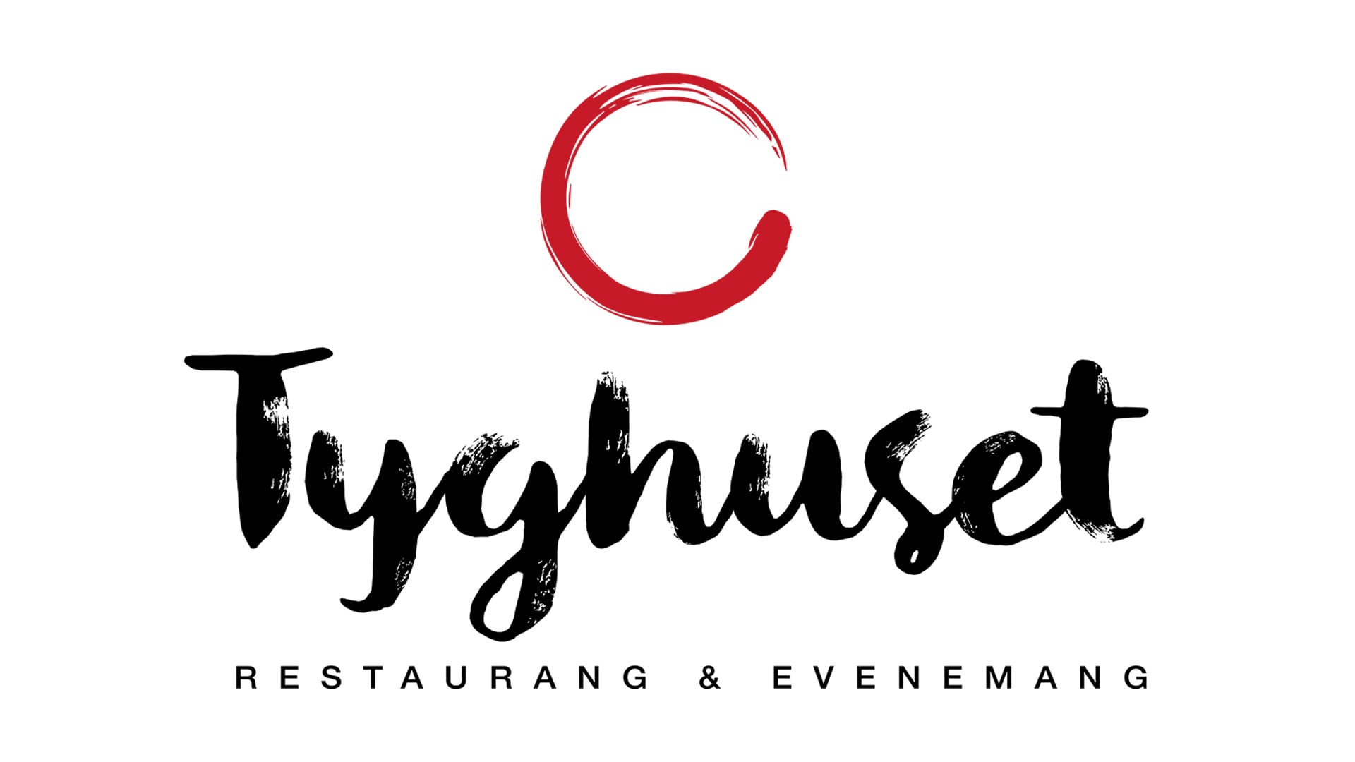 Logotyp för Tyghuset. Grafik.